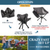Portable Chair - Durable and Ultra-Light Folding Chair for Camping Outdoors